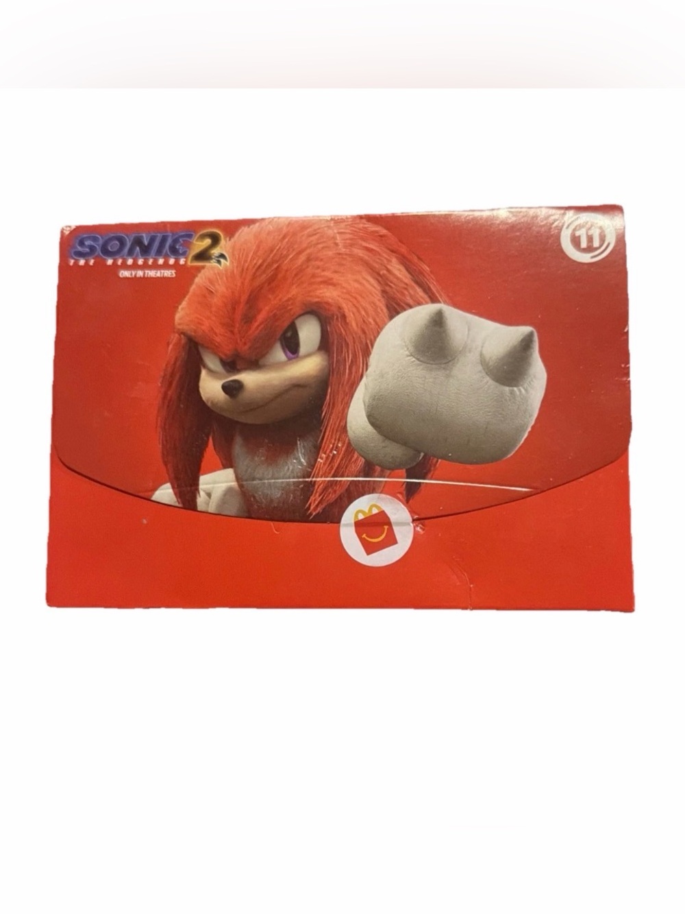 McDonalds Sonic 2 Happy Meal Toy #11 Knuckles Sealed Hedgehog